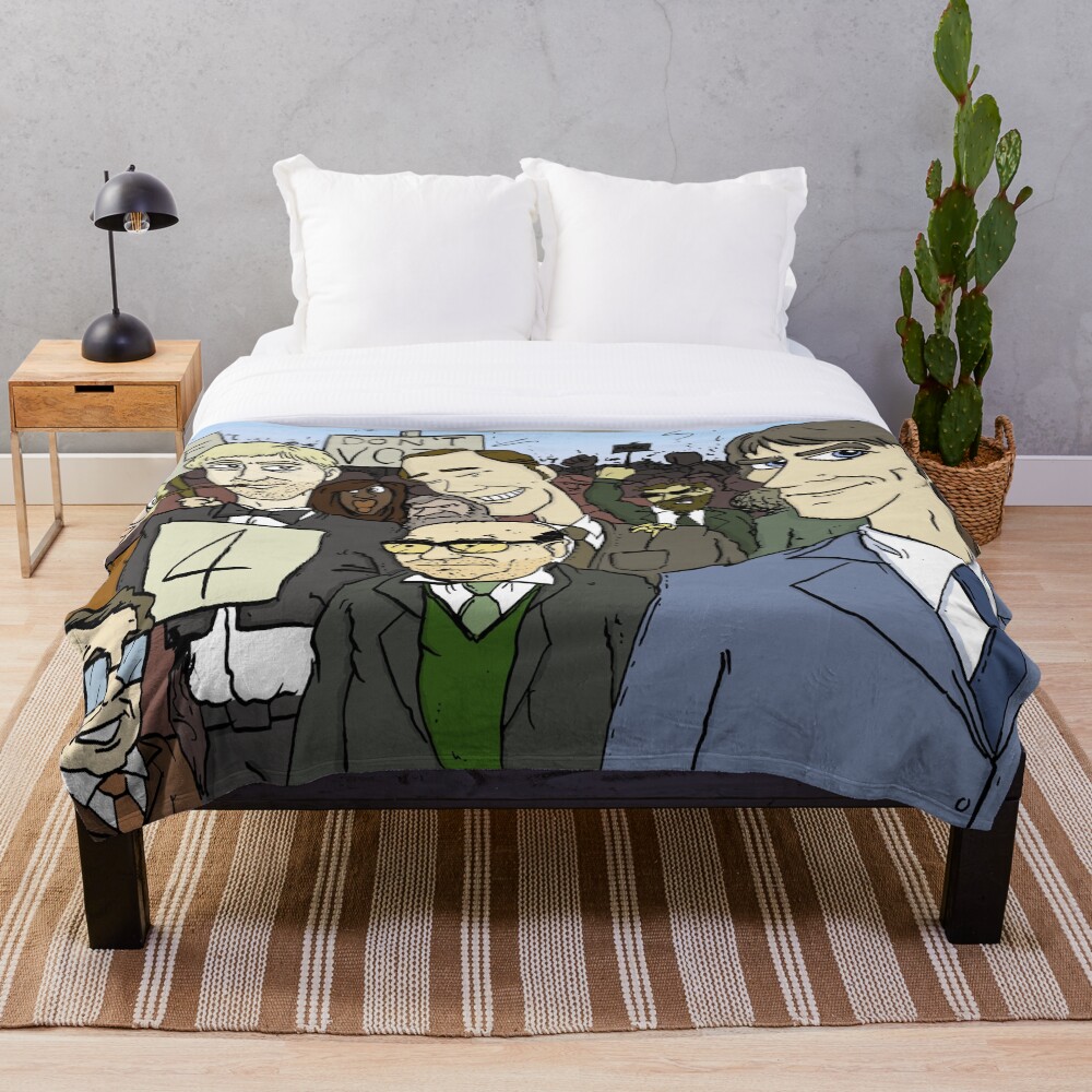 Item preview, Throw Blanket designed and sold by TheKingLobotomy.