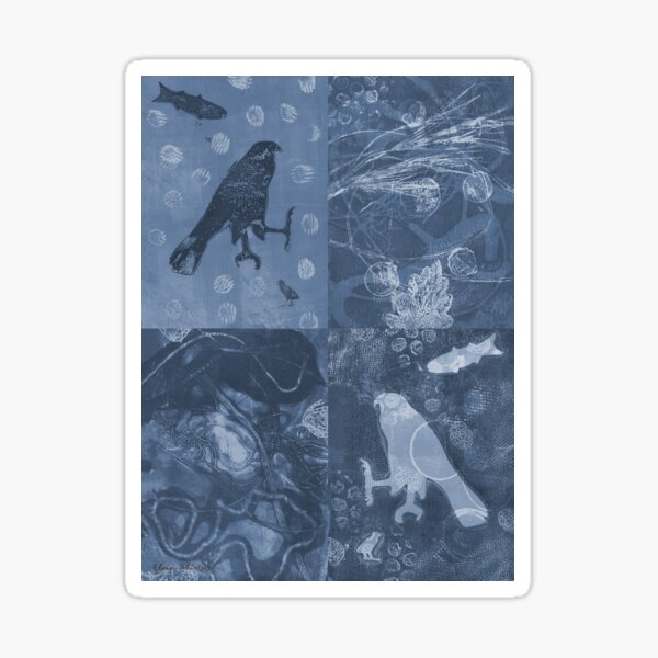 Birds in the multiverse Sticker