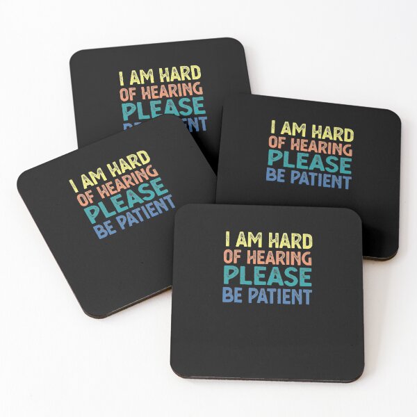 Item preview, HARD OF HEARING hearing impaired designed and sold by CodingForTech.