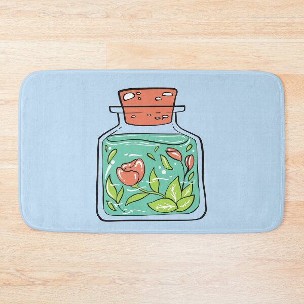 Item preview, pink flowers in a glass vase designed and sold by zoey Shetty.