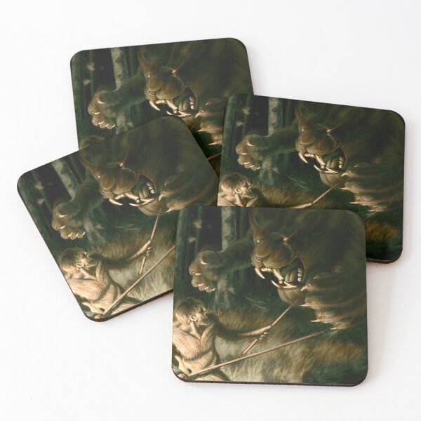 Item preview, Hunters Demise | Lion Vs Man designed and sold by Andrew Gaia.