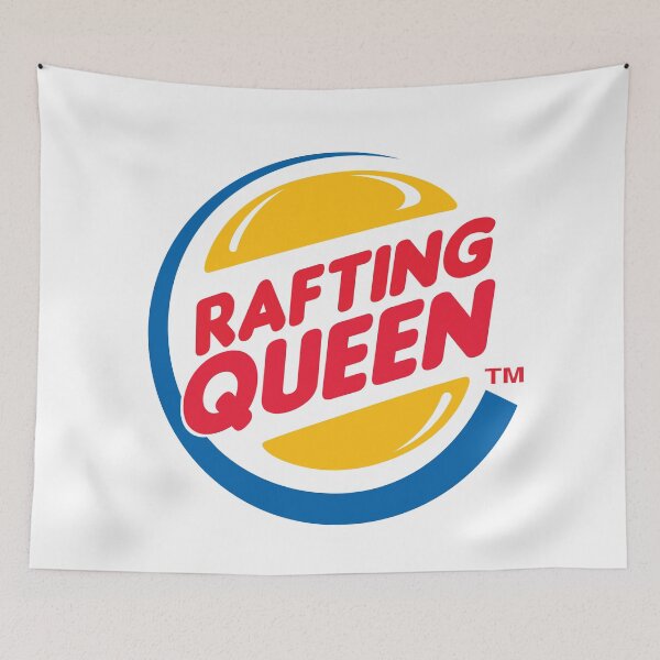 Aperçu de l'œuvre Rafting Queen Pièce parfaite pour les fans de rafting créée et vendue par Urosek.