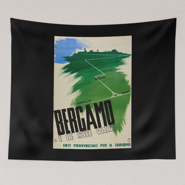 Item preview, retro Bergamo designed and sold by CorasPosters.