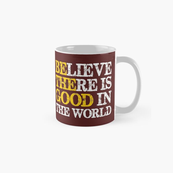 Positive Gifts - Believe There is Good in the World Inspirational  Motivational Gift Ideas - Be The Change You Wish to See - Affirmation  Message Quotes