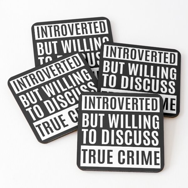 Item preview, Introverted But Willing To Discuss True Crime designed and sold by m95sim.