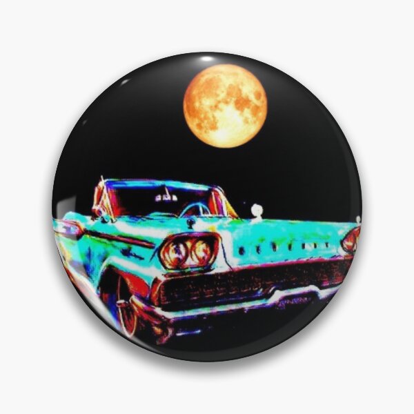 Item preview, Parked Under Full Moon designed and sold by MuscleCarTs.