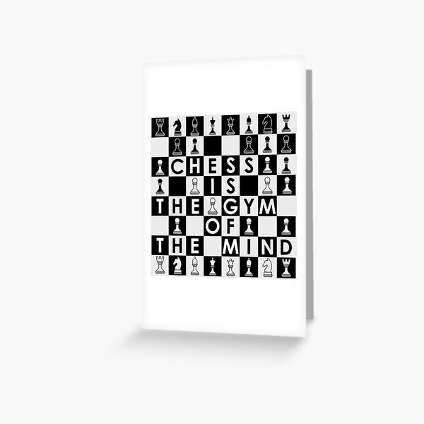 Chess Quote 3 Greeting Card