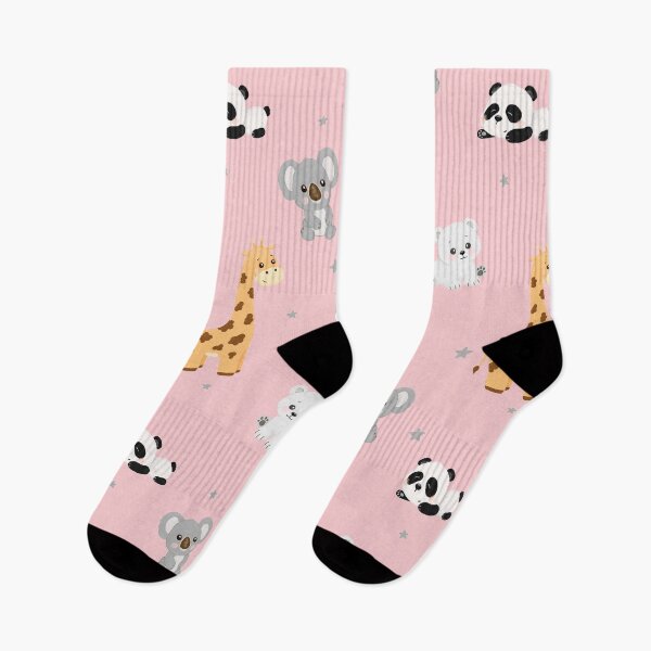 Item preview, baby blanket, stars and cute little animals, baby animals, koala, giraffe, bear, panda	 designed and sold by IriSev.