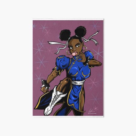 Black Chun Li" Art Board Print for Sale by Jonny-Vision | Redbubble