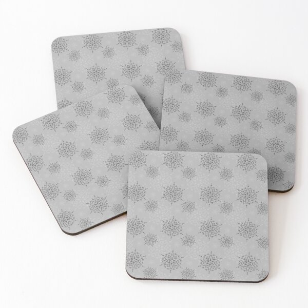 Item preview, Snowflakes - Winter - Christmas - Gray Silver  designed and sold by MrRoccoBlue.
