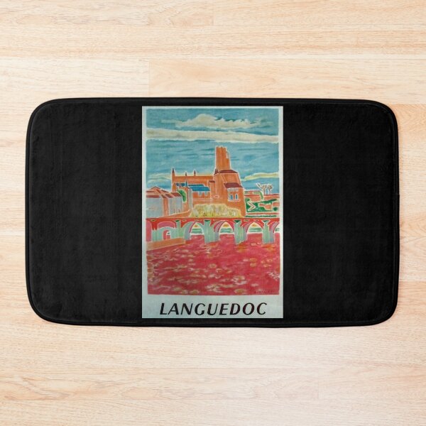 Item preview, retro Languedoc designed and sold by CorasPosters.