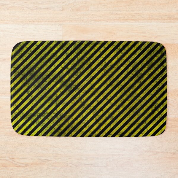 Item preview, Dirty Yellow & Black Hazard Stripes - grunge and distressed designed and sold by harrizon.