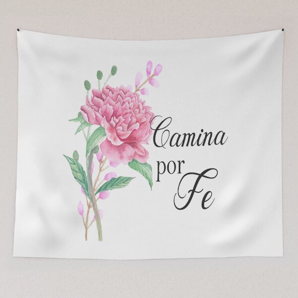 Item preview, Camina por fe spanish bible verse designed and sold by latiendadearyam.