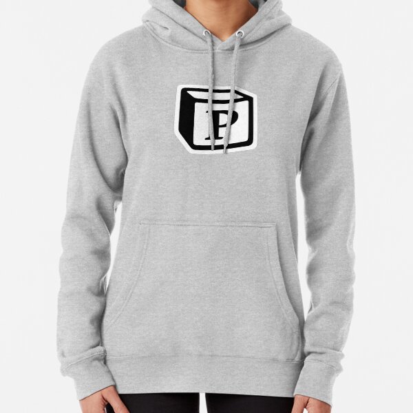 Letter "P" Block Personalised Monogram Pullover Hoodie