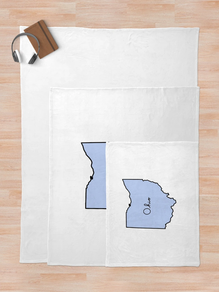Thumbnail 5 of 6, Throw Blanket, Ohio  designed and sold by RMSdesigns.