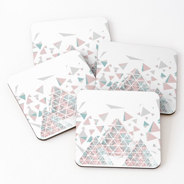 Item preview, Mysterios tri(pink, turquoise, gray)angle designed and sold by JTTL.