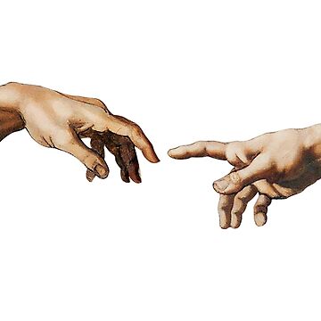 Artwork thumbnail, the creation of adam by ausketches