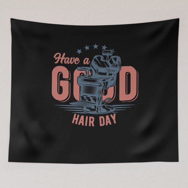 Item preview, Barber Chair - Have A Good Hair Day designed and sold by Two Left Hands Design.