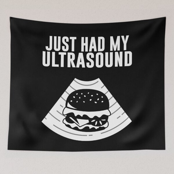 Item preview, Fat Belly Hamburger Lover Pregnant Just Had My Ultrasound designed and sold by VDKMerch.