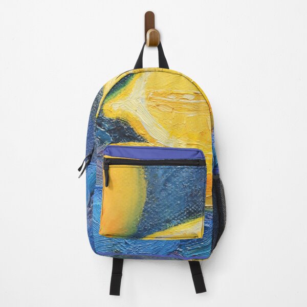 Item preview, Appetizing lemons, yellow on blue background designed and sold by Tamyspaints.