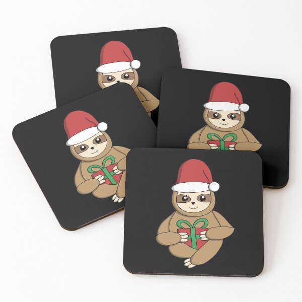 Item preview, Merry Slothmas with Gift designed and sold by palaco210.