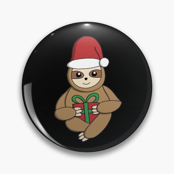 Item preview, Merry Slothmas with Gift designed and sold by palaco210.