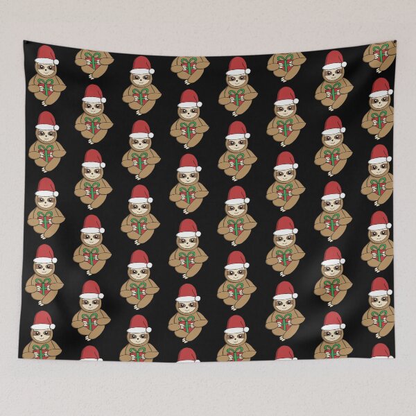 Item preview, Merry Slothmas with Gift designed and sold by palaco210.