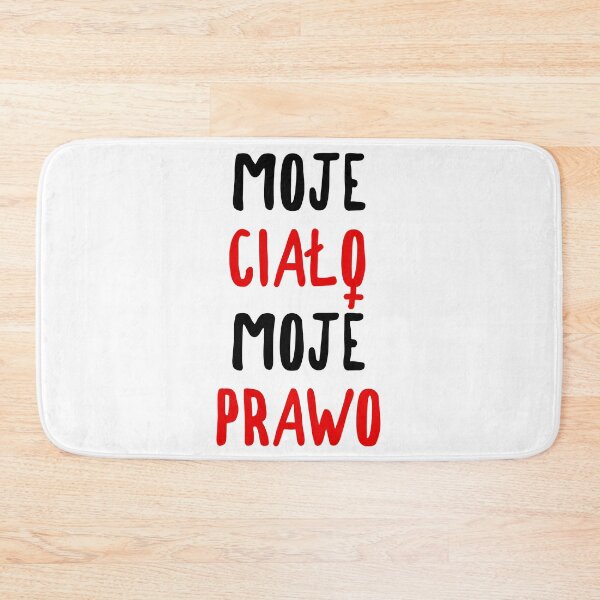 Item preview, MOJE CIALO MOJE PRAWO - POLAND WOMEN PROTEST designed and sold by MagicBoutique.