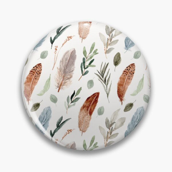 Item preview, Boho Feather Pattern designed and sold by PatternSquare.