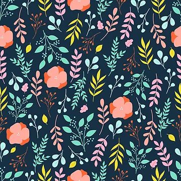 Artwork thumbnail, Botanical Pattern by PatternSquare
