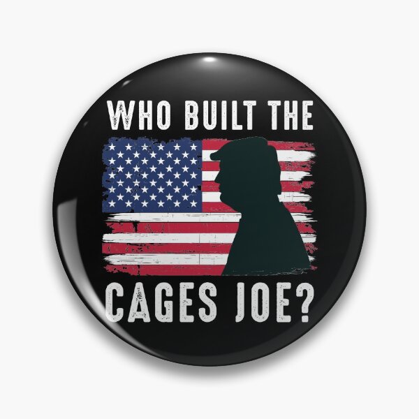 Item preview, Who Built The Cages Joe? Trump 2020 Debate designed and sold by RandomStuffShop.