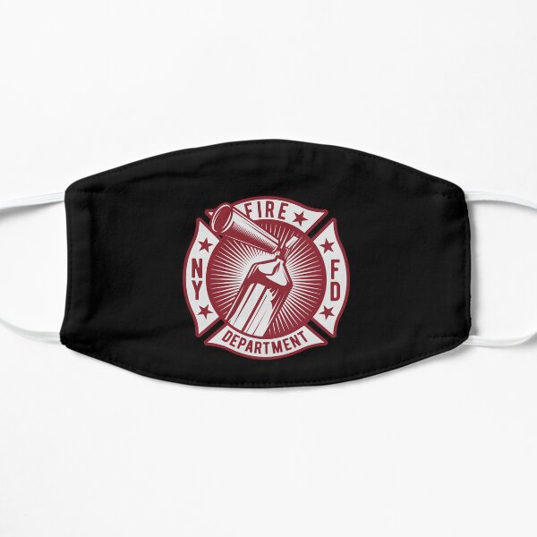 Fire Extinguisher Logo - Fire Department NY Flat Mask