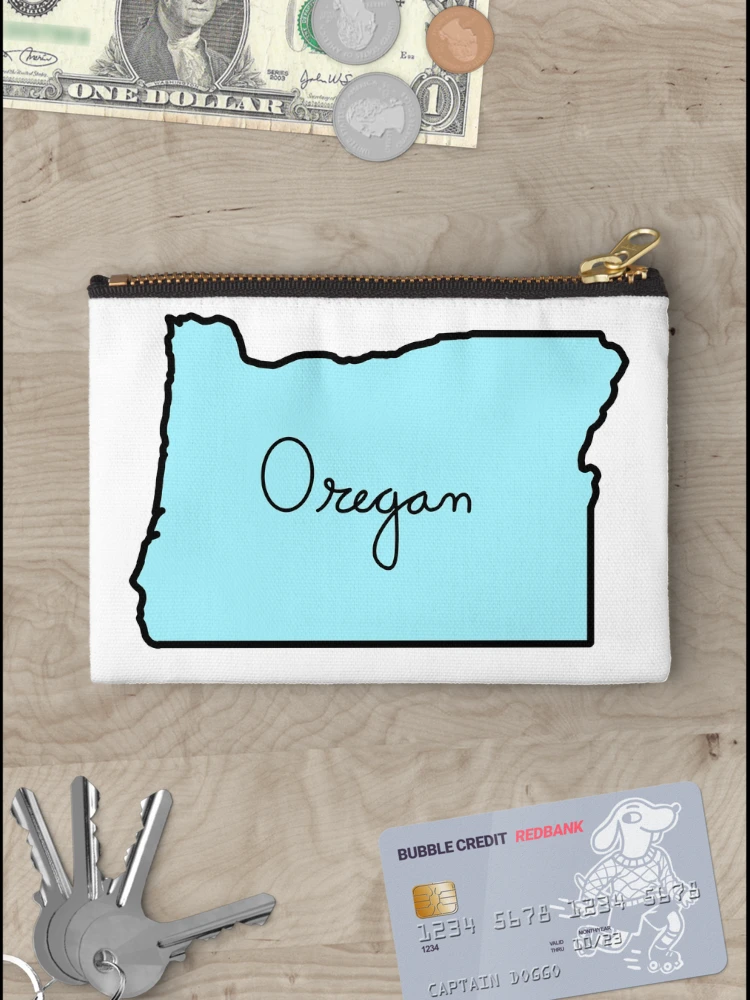 Thumbnail 3 of 4, Zipper Pouch, Oregon  designed and sold by RMSdesigns.