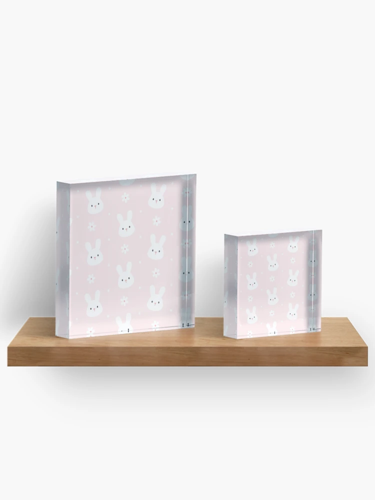 Thumbnail 3 of 5, Acrylic Block, Cute Rabbit Pattern designed and sold by PatternSquare.