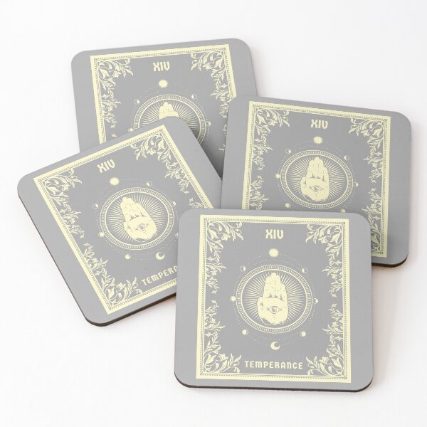 Item preview, Vintage Tan Tarot Card - Temperance designed and sold by Mustard Prophet.
