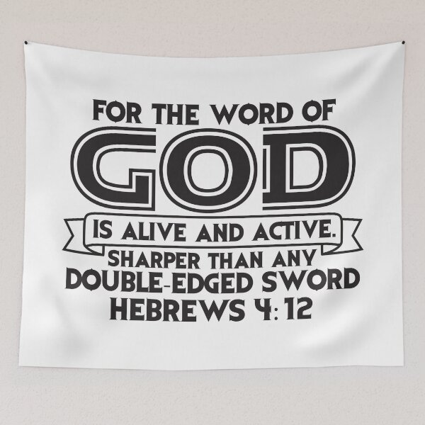 Item preview, Hebrews 4:12 designed and sold by plushism.