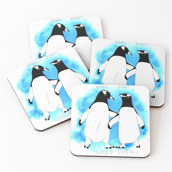 Item preview, sphen and magic gay penguins designed and sold by aytchim.