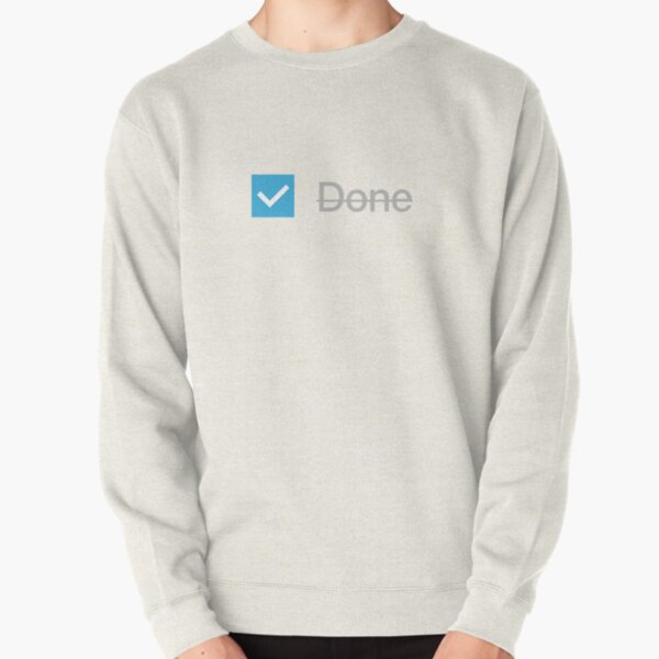 Checkbox (Done) Block Pullover Sweatshirt