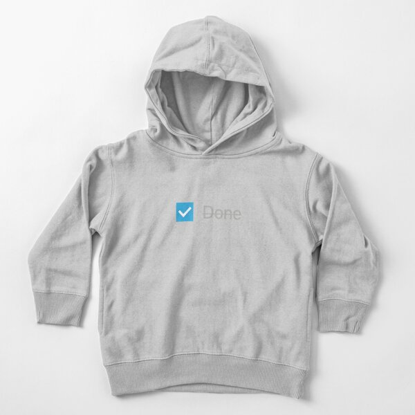 Checkbox (Done) Block Toddler Pullover Hoodie