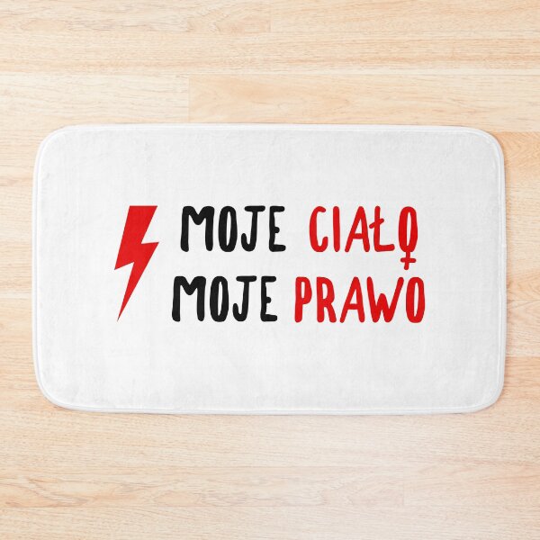 Item preview, MOJE CIALO MOJE PRAWO - Poland Strajk Kobiet designed and sold by MagicBoutique.
