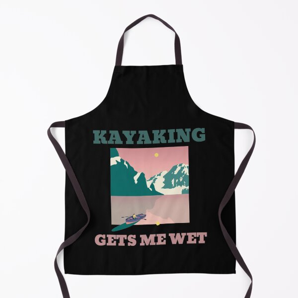 Item preview, Kayaking Gets Me Wet Square Landscape designed and sold by NickDsigns.