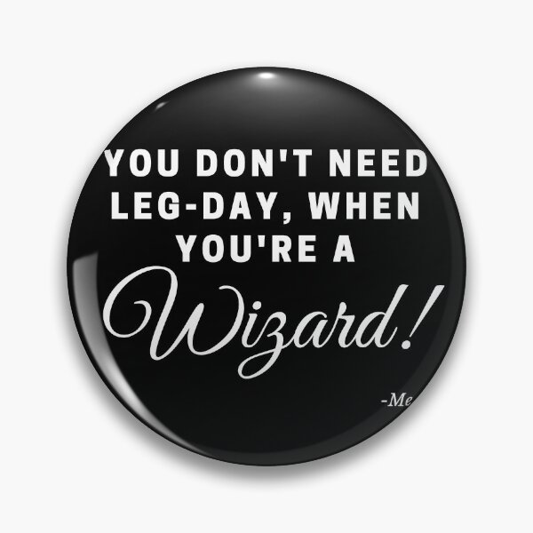 Item preview, Leg-Day Wizard White Text designed and sold by Clean-Man.