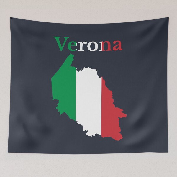 Artikelvorschau, Karte der Provinz Verona, Italienische Provinz. entworfen und verkauft von marosharaf.