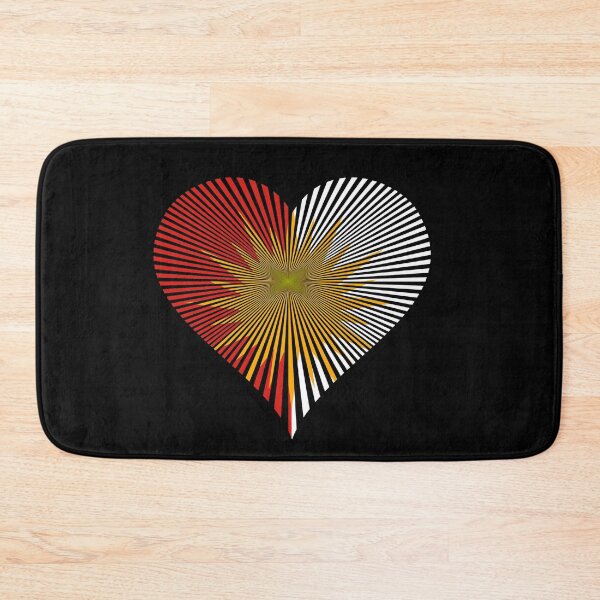 Item preview, Heart Ezidxan Yezidi flag designed and sold by AdelloDeAmo.