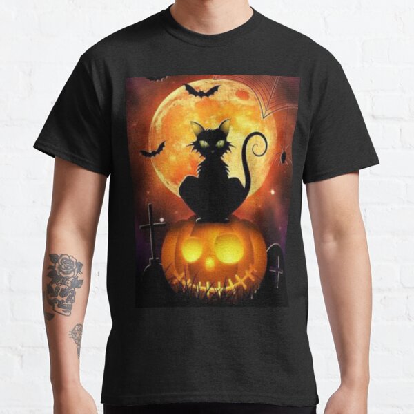 cat halloween Classic T-Shirt