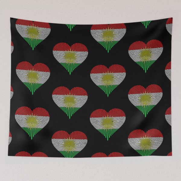 Item preview, Heart Kurdistan flag designed and sold by AdelloDeAmo.