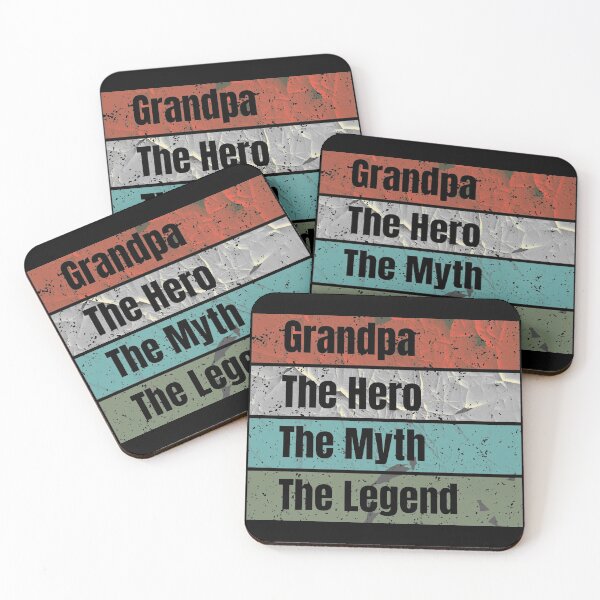 Item preview, Grandpa The Hero The Myth The Legend designed and sold by mdnrsakib.
