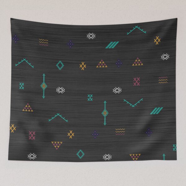 Item preview, Cactus Silk in Black designed and sold by House of Haha.