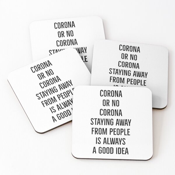 Item preview, Corona or no corona staying away from people is always a good idea designed and sold by Dailyartsie.