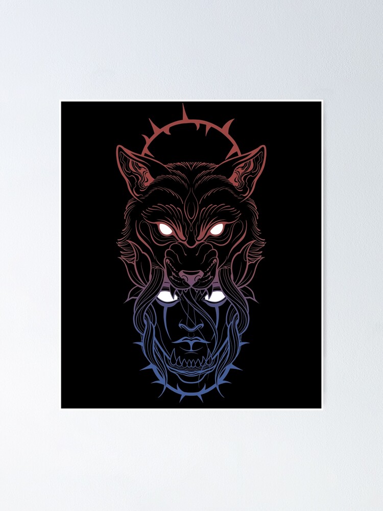 Werewolf Shaman Of The Forrest | Photographic Print